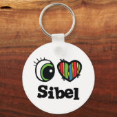 イラブ(ハート)シーベル キーホルダー (正面)