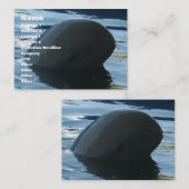 イラワディドルフィンピークアボー 名刺 (正面/裏面)