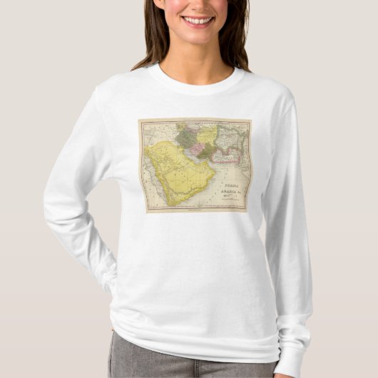 イランおよびサウジアラビア Tシャツ (正面)