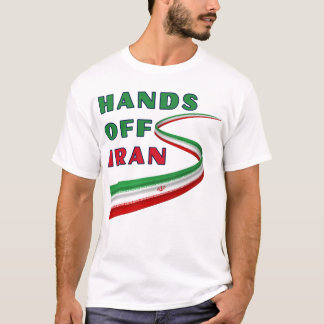 イランから手を引け Tシャツ