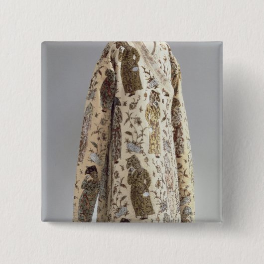 、イランから、Safavid、c.1600に塗って下さい 缶バッジ (正面)