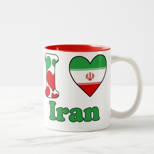 イランが大好き ツートーンマグカップ (右)