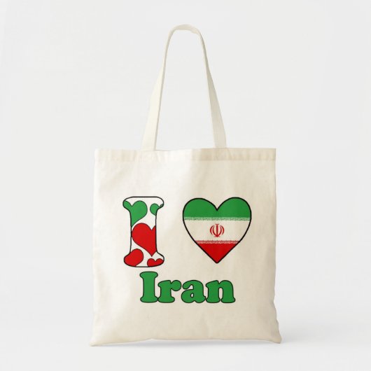 イランが大好き トートバッグ (正面)