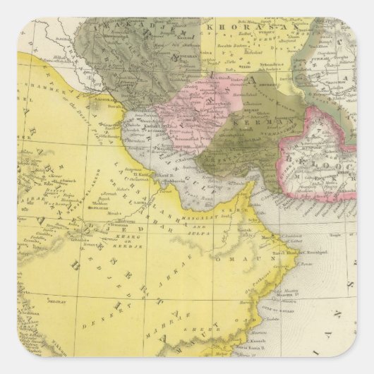 イランとサウジアラビア スクエアシール (正面)