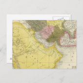 イランとサウジアラビア ポストカード (正面/裏面)