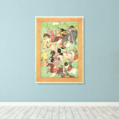 イランとトゥランの力の間の戦い， illus キャンバスプリント (インサイチュ (ウッドフロア))