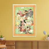 イランとトゥランの力の間の戦い， illus キャンバスプリント (インサイチュ (リビング))