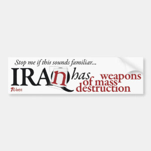 イランにWMDがあります バンパーステッカー