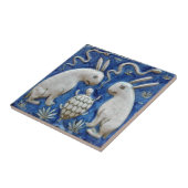 イランのうさぎ亀スネークブルー タイル (側面)