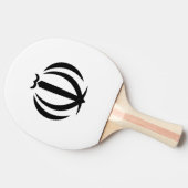 イランのエンブレム 卓球ラケット (横)