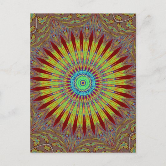 イランのカーペットアフリカの民族部族パターン.jpg ポストカード (正面)