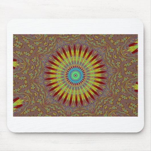 イランのカーペットアフリカの民族部族パターン.jpg マウスパッド (正面)