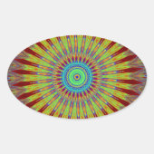イランのカーペットアフリカの民族部族パターン.jpg 楕円形シール (正面)