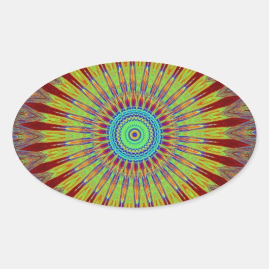 イランのカーペットアフリカの民族部族パターン.jpg 楕円形シール (正面)