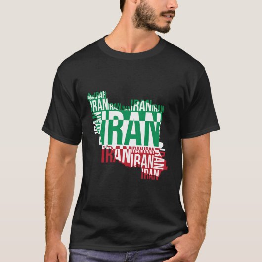 イランのサッカーイランのサッカー代表チーム2021 Eu Tシャツ (正面)