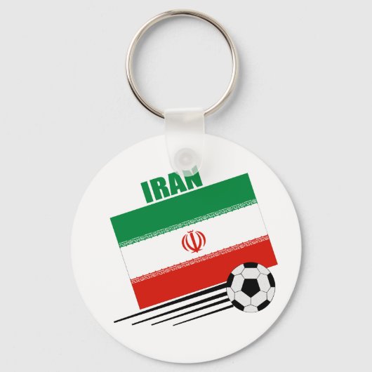 イランのサッカーチーム キーホルダー (正面)