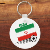 イランのサッカーチーム キーホルダー (正面)