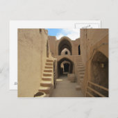 イランのサラヤズドにあるハガキ・サザニド要塞 ポストカード (正面/裏面)