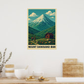 イランのダマーヴァンド山 V03 ポスター (キッチン)