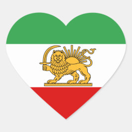 イランのハート, ライオンのペルシャ旗, イランのシャー ハートシール