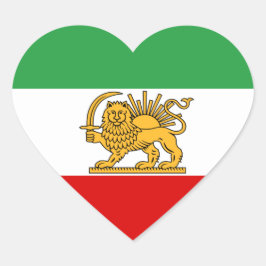 イランのハート, ライオンのペルシャ旗, イランのシャー ハートシール