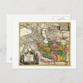 イランのパノラママップイラン ポストカード (正面/裏面)