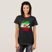 イランのペルシャライオン イラン Tシャツ (正面フル)