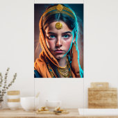 イランのペルシャ人女性 ポスター (キッチン)