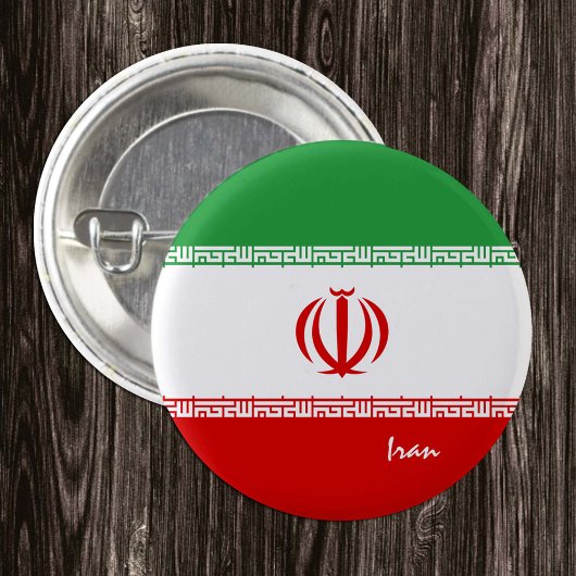 イランのボタン、愛国的なイラン国旗のファッション 缶バッジ