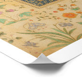 イランのマスターAli al-Mashhhadiによる書道 ポスター (角)