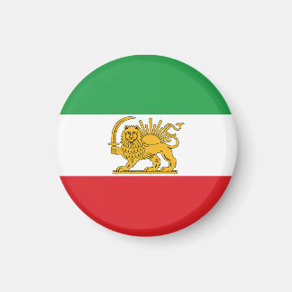イランのライオンと太陽の旗 シャー・オブ・イランの旗 マグネット