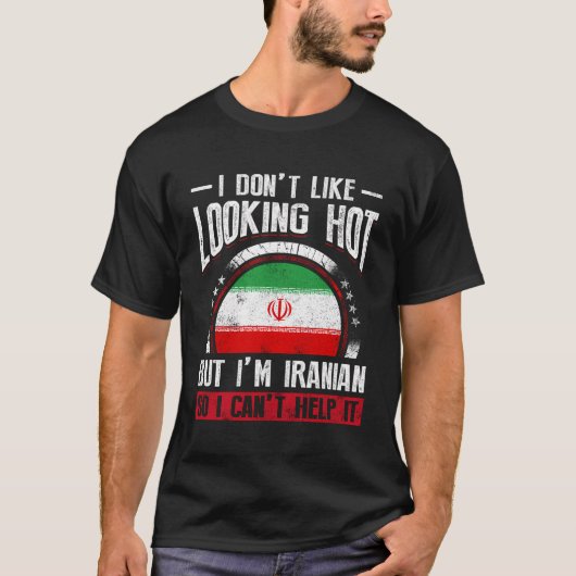 イランのルーツイラン伝統イ誇りを持ったランズ Tシャツ (正面)