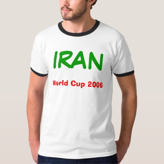 イランのワールドカップ2006年 Tシャツ (正面)