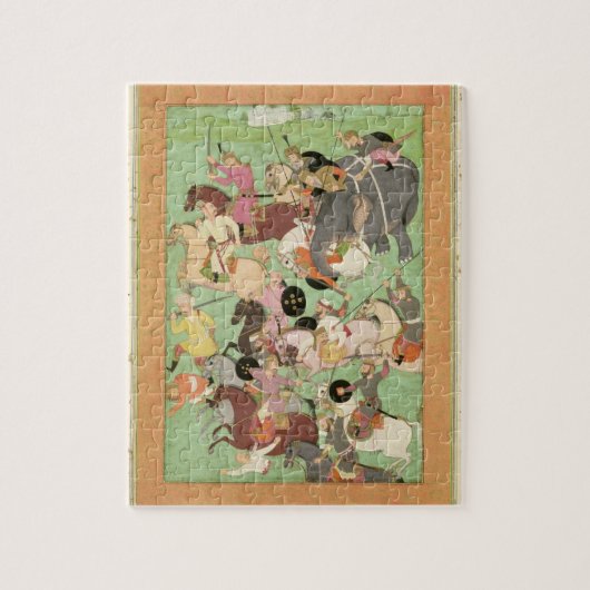 イランの力とTuranのillusの間で戦って下さい ジグソーパズル (縦)