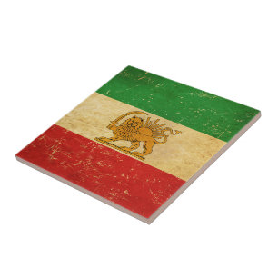 イランの国旗, イラン王の国旗 セラミック タイル