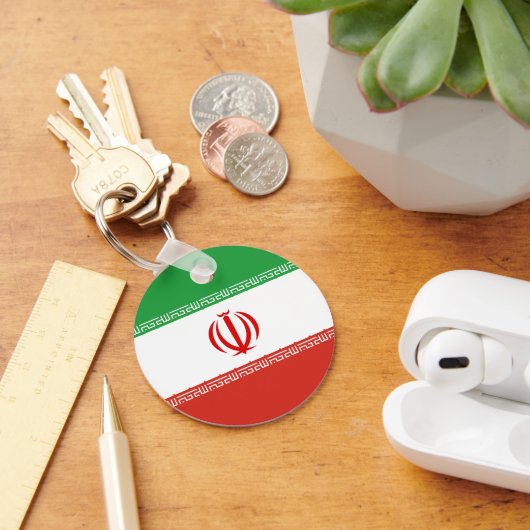イランの国旗 キーホルダー (デスク)