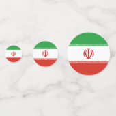 イランの国旗 コンフェッティ (裏面)