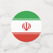 イランの国旗 コンフェッティ (スモール正面)