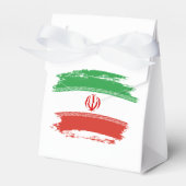 イランの国旗 フェイバーボックス (正面サイド)