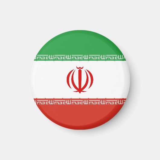 イランの国旗 マグネット (正面)