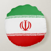 イランの国旗 ラウンドクッション (裏面)