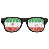 イランの国旗 レトロサングラス (正面)