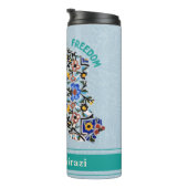 イランの女子大学生へのクリスマスプレゼント タンブラー (回転右)