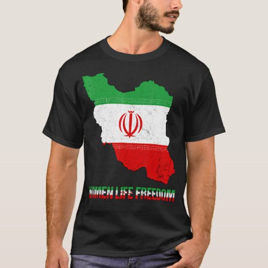 イランの女性たちと共に生まれ#Ma Tシャツ (正面)