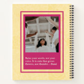 イランの姉妹のための力強い卒業ギフト ノートブック (裏面)