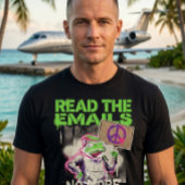 イランの平和 反戦 メールを読みなさい トライブレンドTシャツ