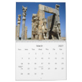 イランの建築 カレンダー (3月 2027)