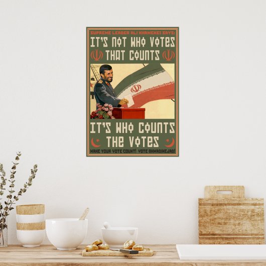イランの投票 ポスター (キッチン)
