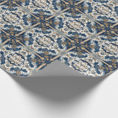 イランの新年ノウルーズパーティーギフトタイル ラッピングペーパー (角)