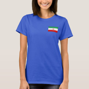 イランの旗および地図dkのTシャツ Tシャツ